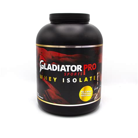Gladiator protein - Gladiator Nutrition Pro Whey Isolate 2500 gr. EAN: 8719925602542. € 49,95. 54,95. Nr1 and best Whey Isolate at this moment. More than 90 grams of protein per 100 grams of powder. Fast absorption rate. Virtually no carbohydrates or fats extremely low in lactose. This product is currently not in stock. 